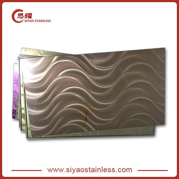Etching Finish Stainless Steel Decorative Sheets